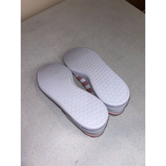 Adidas Grand Court Women’s Sneaker White Wonder Mauve Pink Size 10 – New w/ Tags - Picture 5 of 6